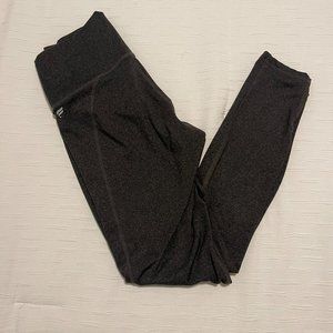Womens Lined Dark Gray Fabletics Full Length Leggings (with phone pocket inside)